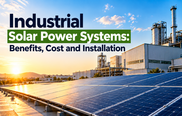 Industrial Solar Power Systems in Vasai: Benefits, Cost and Installation |